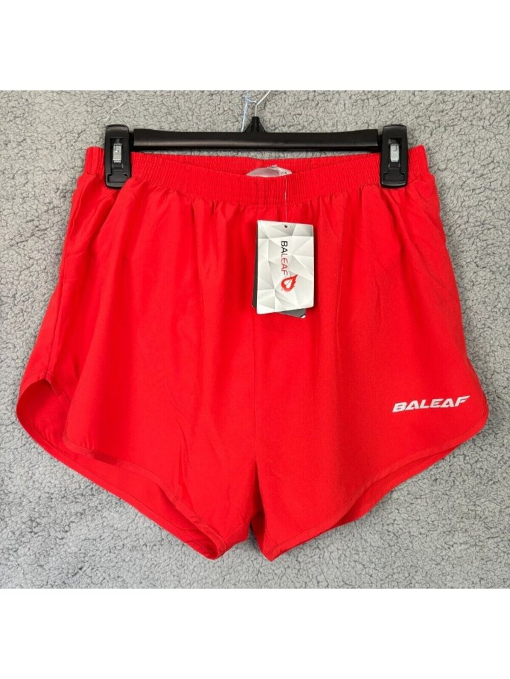 BALEAF Women's  Workout - Gym -Running Shorts  -Lined  Red Size Small  NWT's.